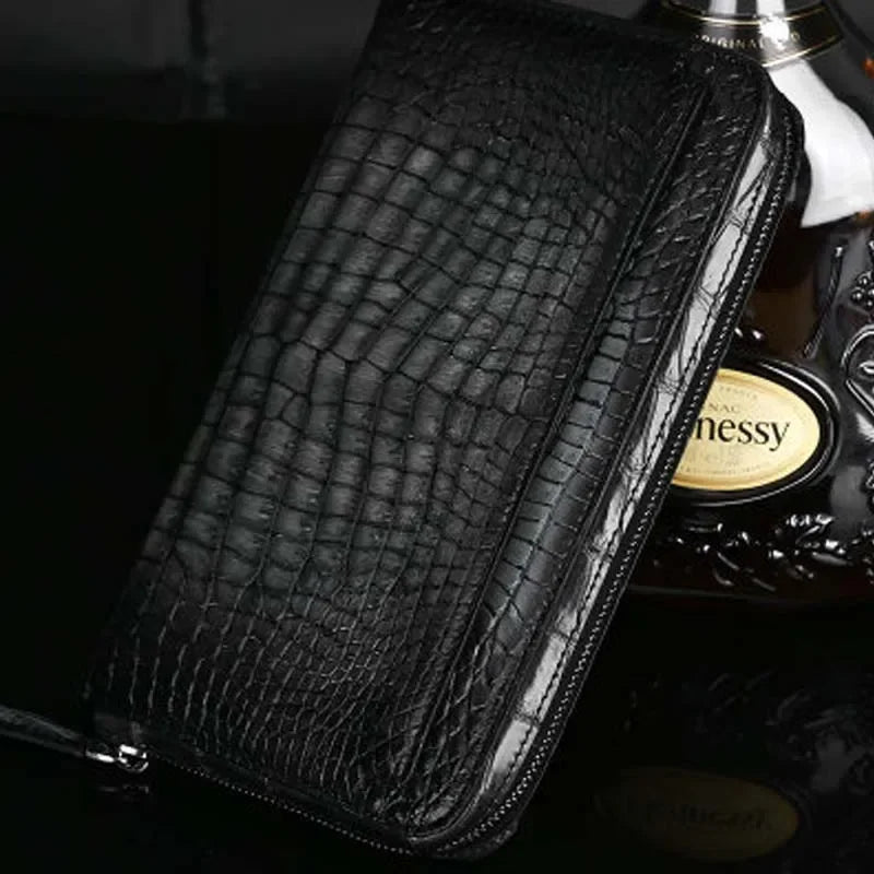 ourui Zipper male wallet Himalayan white long male handbags  men clutch bag