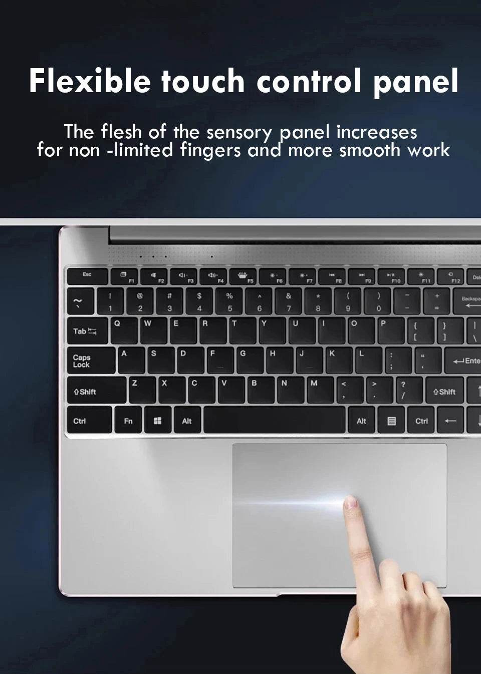 2026 New 14.1" Laptop Computer Intel N150 Windows 11 Pro 16GB RAM 1TB M.2 SSD Gaming Notebook PC 1920*1080 HD Portable Laptops