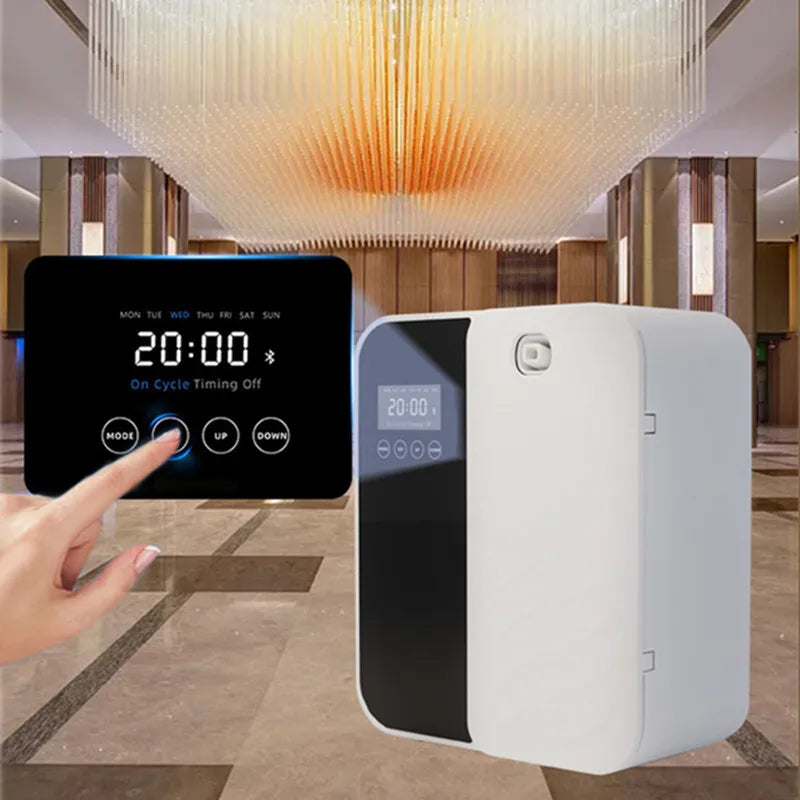 Wall Mounted Aroma Diffuser500ML Commercial Hotel Fragrance Machine Bar KTV Automatic Waterless Essential Oil Nebulizer Diffuser