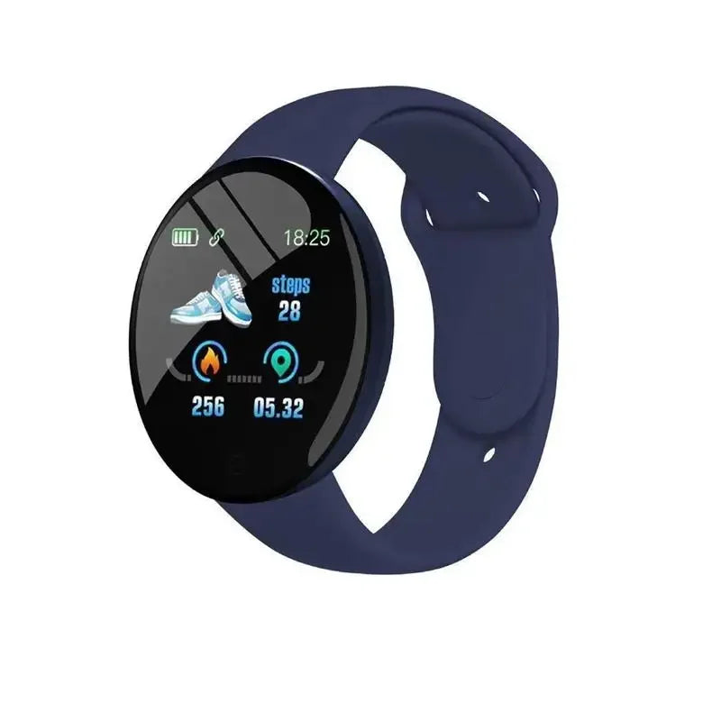 New D18 Smart Watch Circular Color Screen Multiple Sports Modes Call Information Reminder Photo Taking Music Smart Bracelet Gift