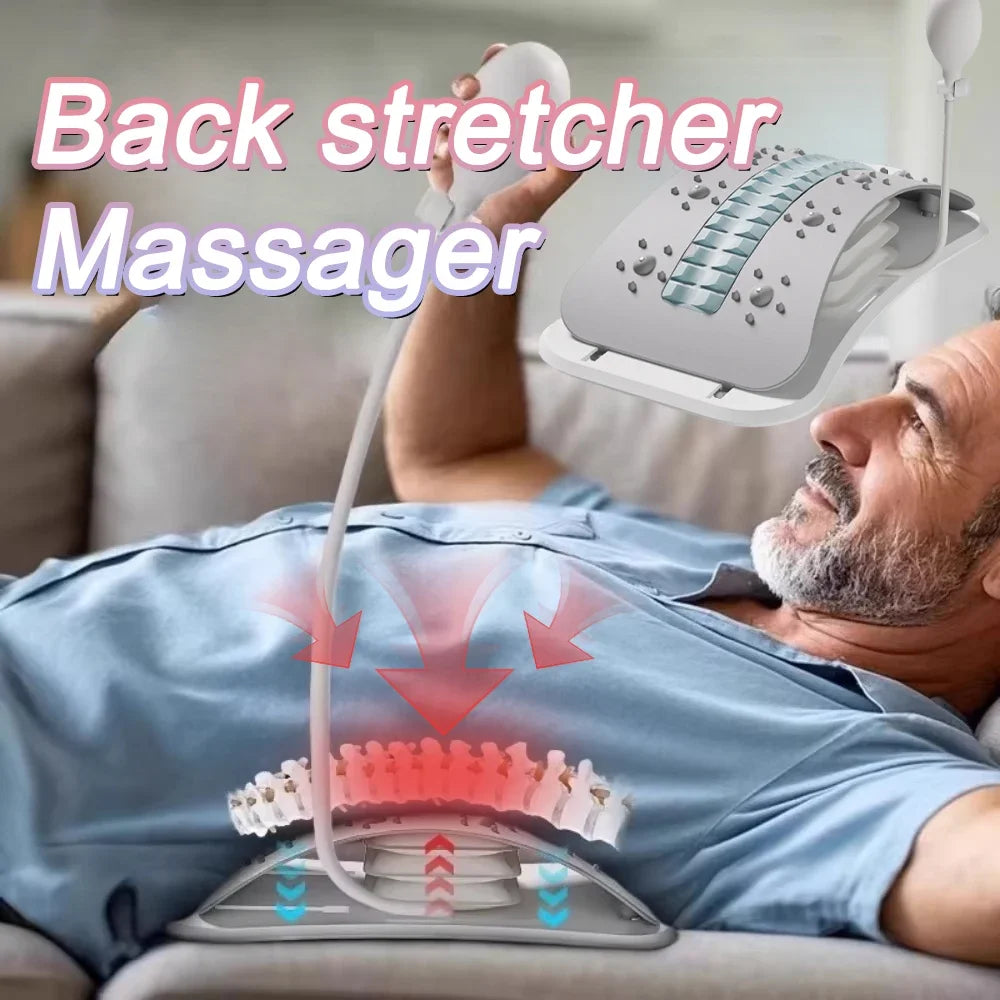 Electric Back Massager with Airbag Support & Heat Therapy Back Massage Instrument Tidesmit
