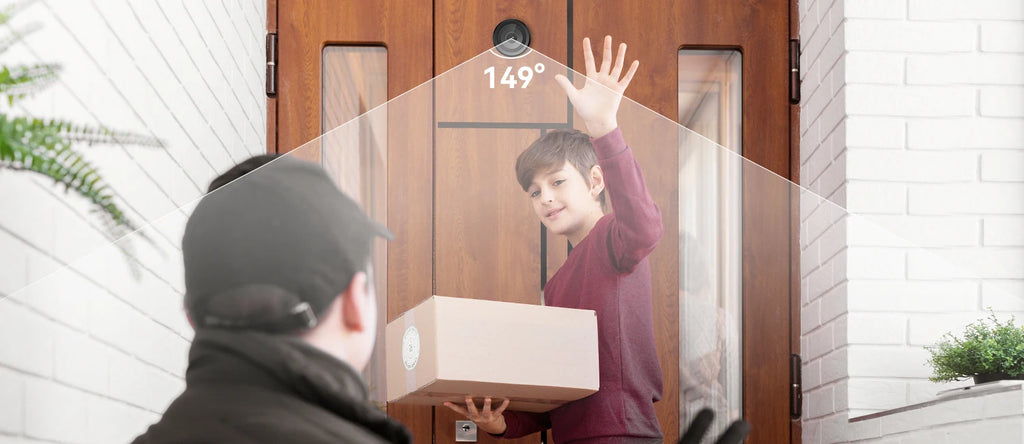 IMOU Smart Cat Eye 4.3'' Color Monitor, 5MP Wireless Video Camera,  2.4/5GHz Wi-Fi Intercom Doorbell