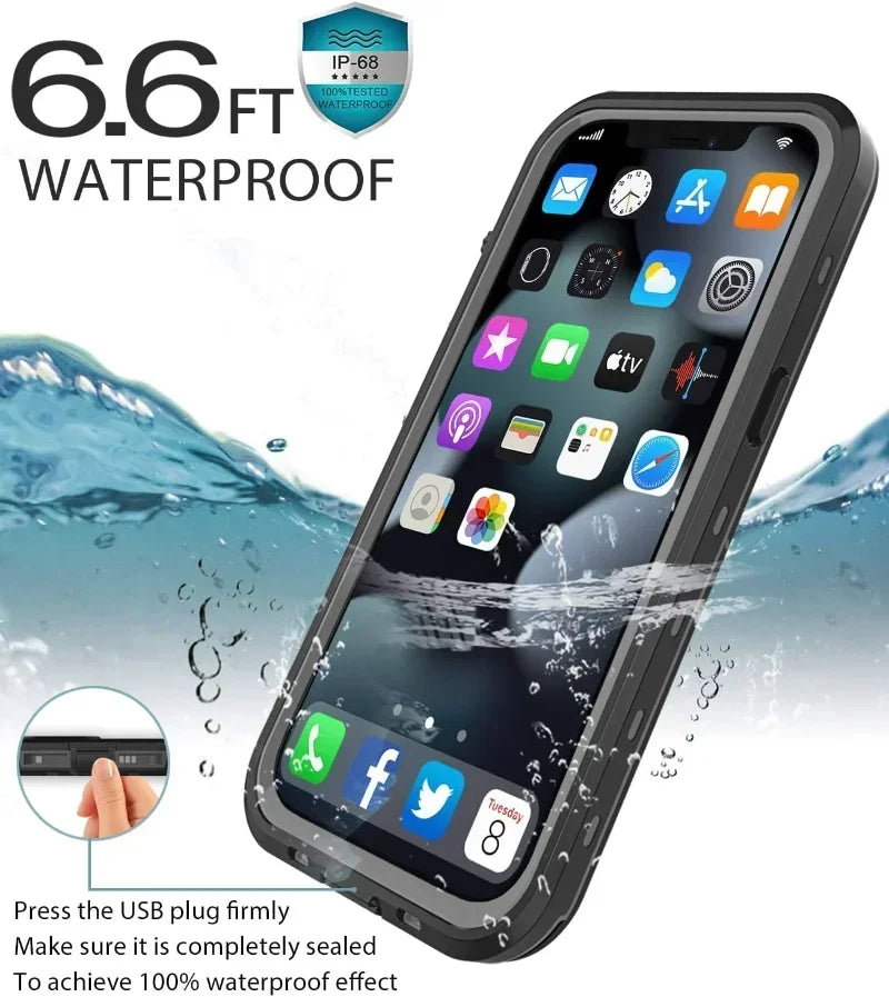 iPhone 16 Pro Max Waterproof Case: Military-Grade Shockproof Protection Tidesmit