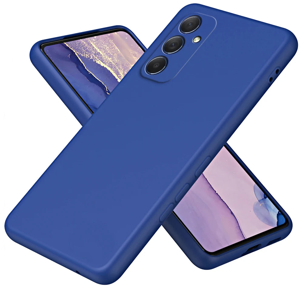 Samsung Galaxy A55 5G Liquid Silicone Phone Case - Slim Shock-Absorbing Cover Tidesmit
