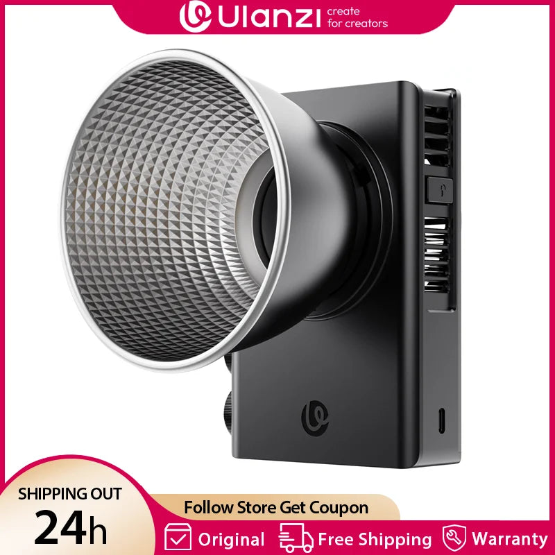 100W Portable COB LED Video Light - Adjustable Bi-Color Bowens Mount Tidesmit