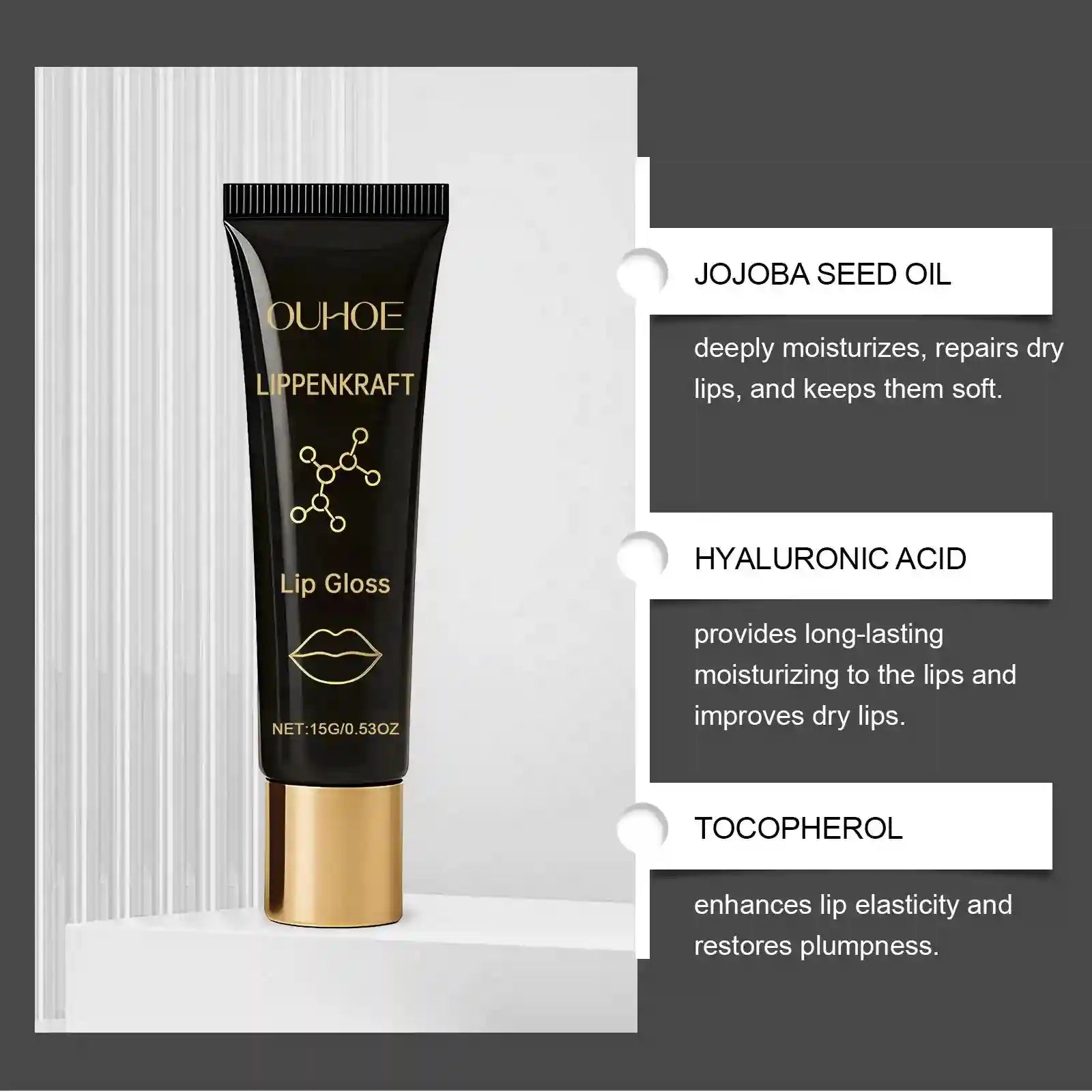 Volumizing Lip Serum: Hydrating Plumper for Fuller, Nourished Lips Lip Care Tidesmit