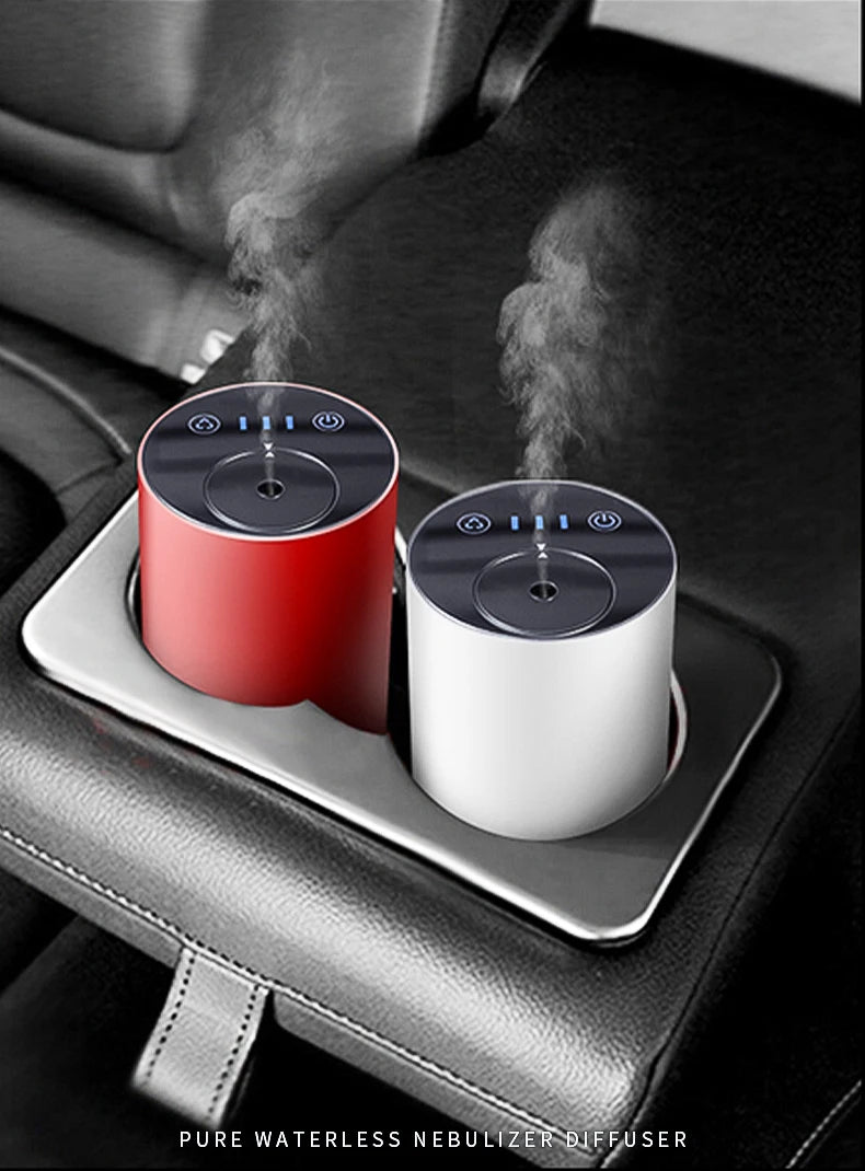 Waterless Aroma Diffusers For Essential Oils Diffuser Portable Smart Car Scent Machine Electric Smell for Home Room Fragrance