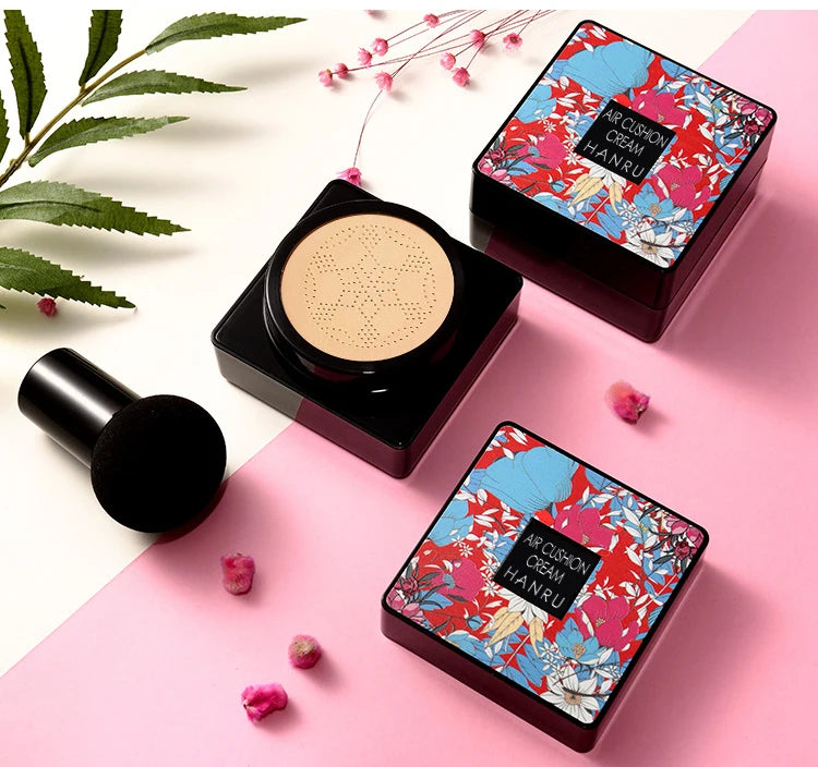 Tidesmit mushroom air cushion BB cream for moisturizing face makeup coverage and nourishing skin texture close-up