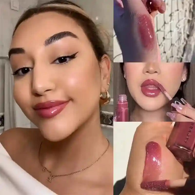 Tidesmit Fenty Beauty transparent glitter lip plumper liquid lipstick for moistening glossy makeup finish