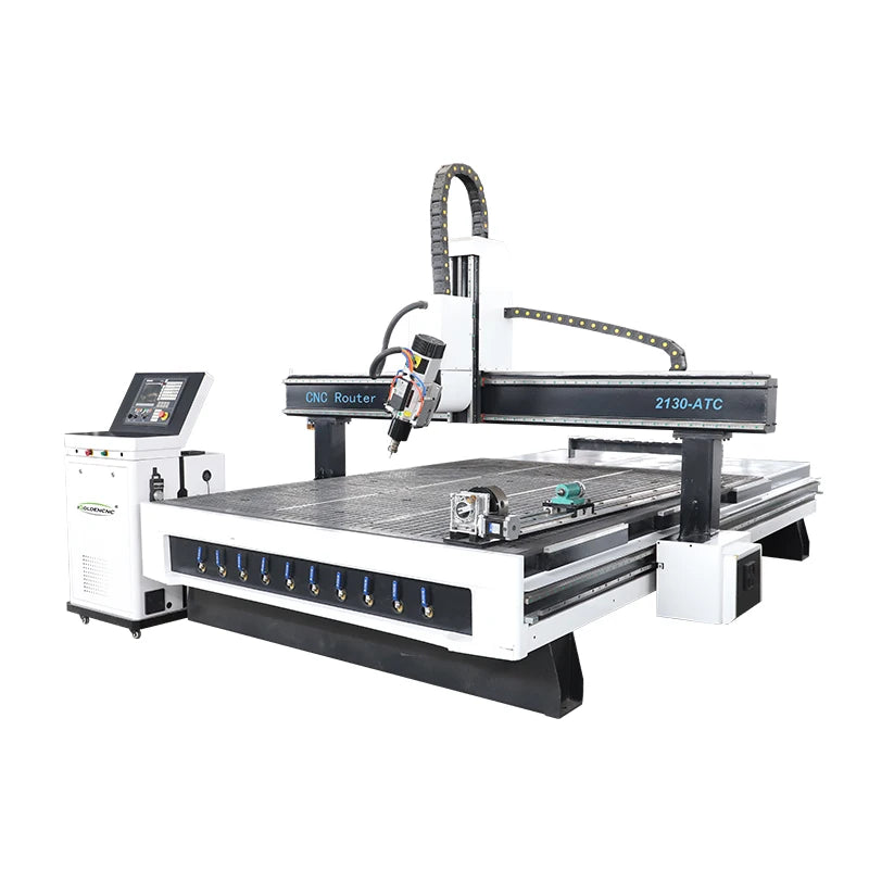 The four-axis side rotating CNC woodworking carving machine is suitable for hollow carving and relief carving with fixed fixture