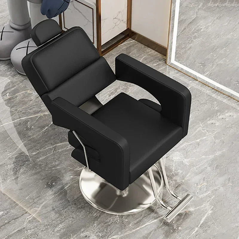 Barber Shop Hydraulic Chair: 360-Degree Swivel Salon Seating Massage Chairs Style-1 Tidesmit
