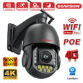 4K 8MP Surveillance Camera WIFI / 4G SIM Card / POE 30X Zoom PTZ AI Humanoid Tracking IR 100M Outdoor Speed Dome Security Camera