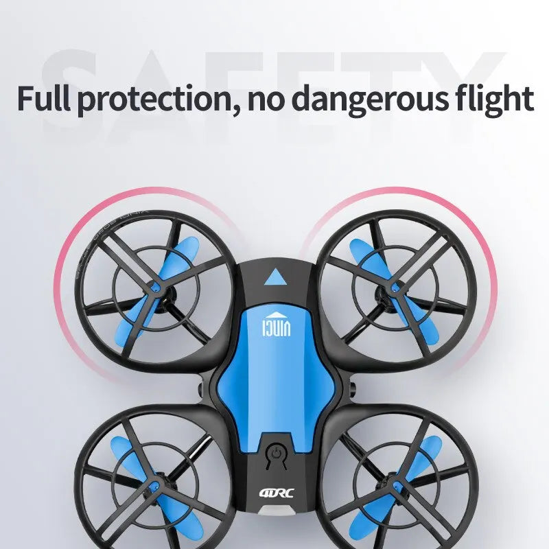 4K Camera Drone for Kids - Gesture Control Foldable Quadcopter Blue Tidesmit