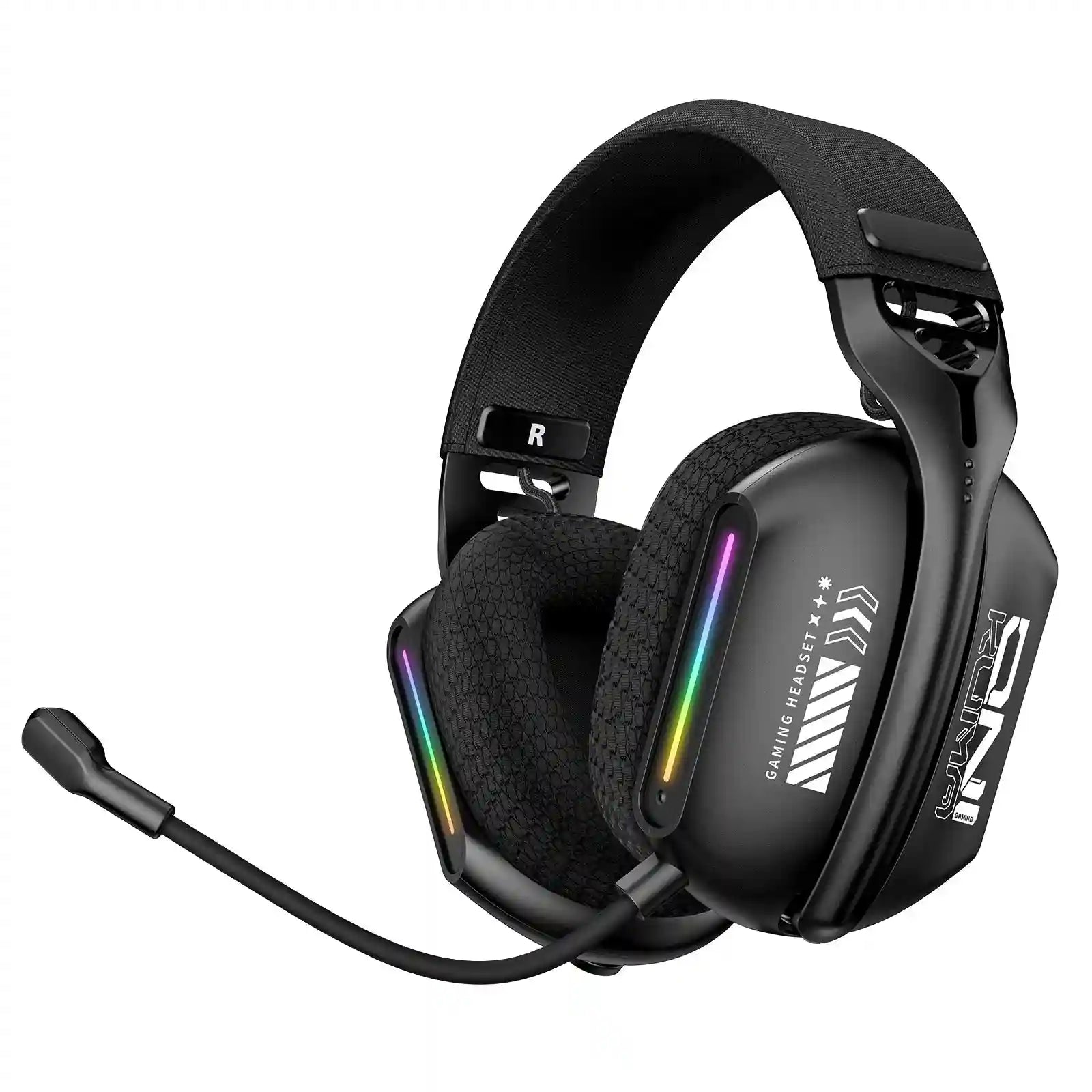 Wireless Gaming Headset: Tri-Mode Bluetooth 2.4G for PC & PS5 (GT808) Tidesmit