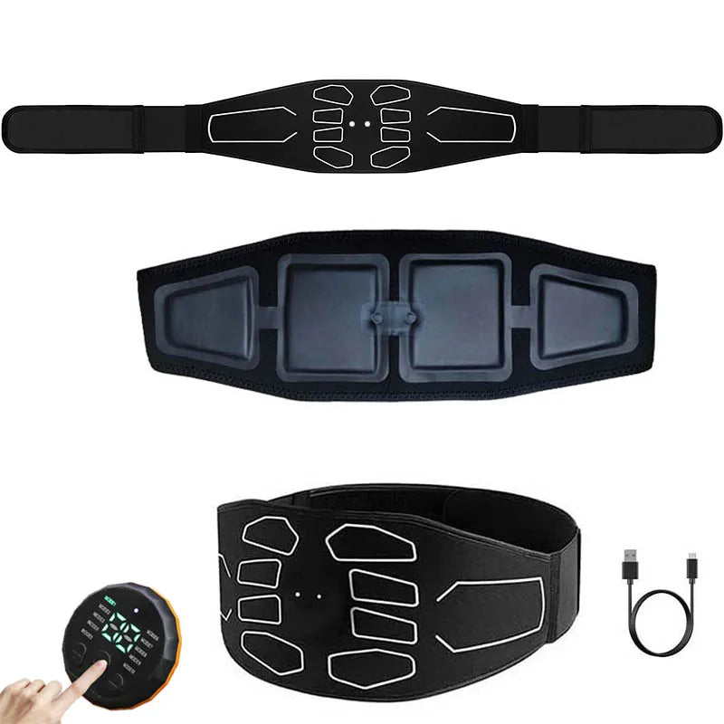 Abdominal Massager Waist Belt with Heat Therapy 120cm - Tidesmit Body Shaping Massage Equipment Tidesmit