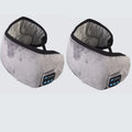 Bluetooth Sleep Eye Mask with Wireless Headphones - Breathable 3D Design 2PCS-Gray Tidesmit