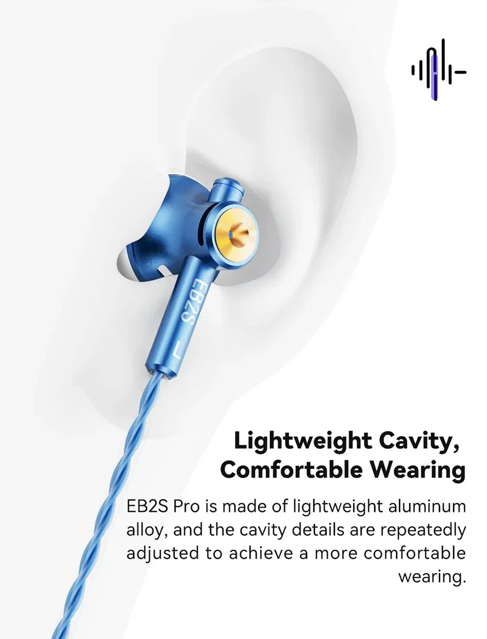 15.4mm LCP Diaphragm Wired Earphones by Tidesmit - High-Fidelity Audio Tidesmit