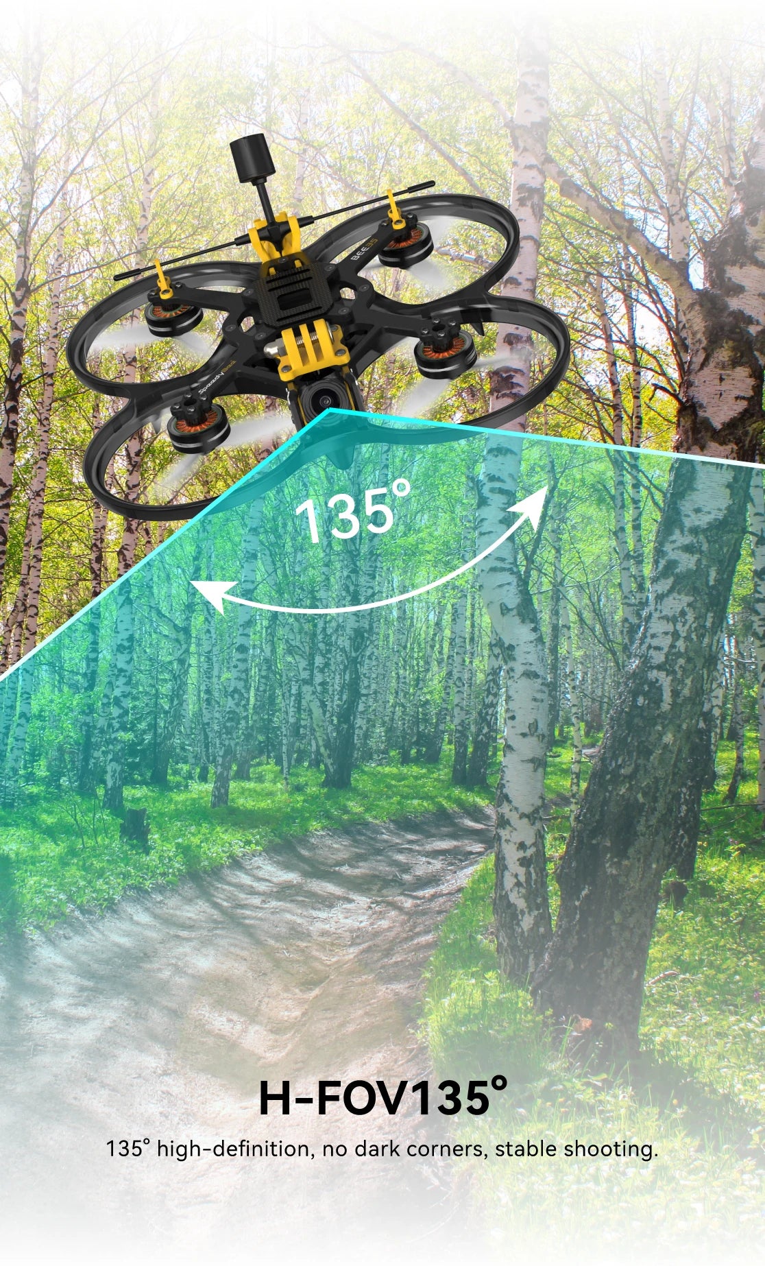 SpeedyBee Bee35 Pro 3.5 Inch Cinewhoop FPV Drone with O3 Air Unit Tidesmit