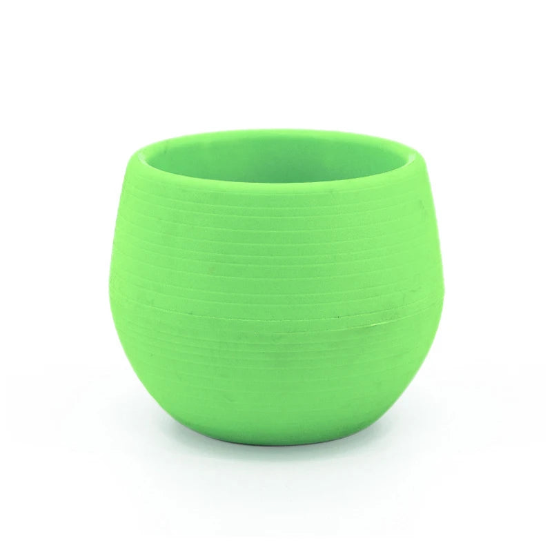 Flower Pot Set Plastic Color Breathable Mini Gardening Plant Tools Household Balcony Desktop Greenery Succulent Flowerpot