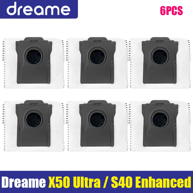 Tidesmit replacement main roller, side brush, HEPA filter, and mop cloth set for Dreame X50 Ultra S40 vacuum cleaner