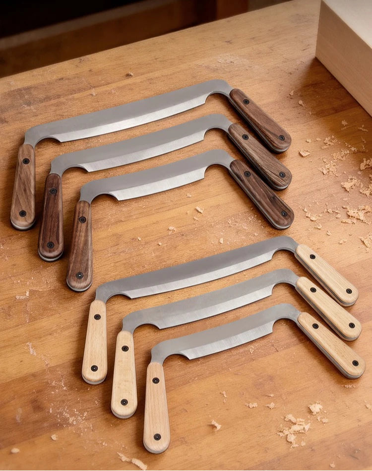 Draw Shave Tool High Speed Steel Comfortable Non Slip Handle Multifunctional Debarking Hand Tool for Woodworking Draw Shave Tool