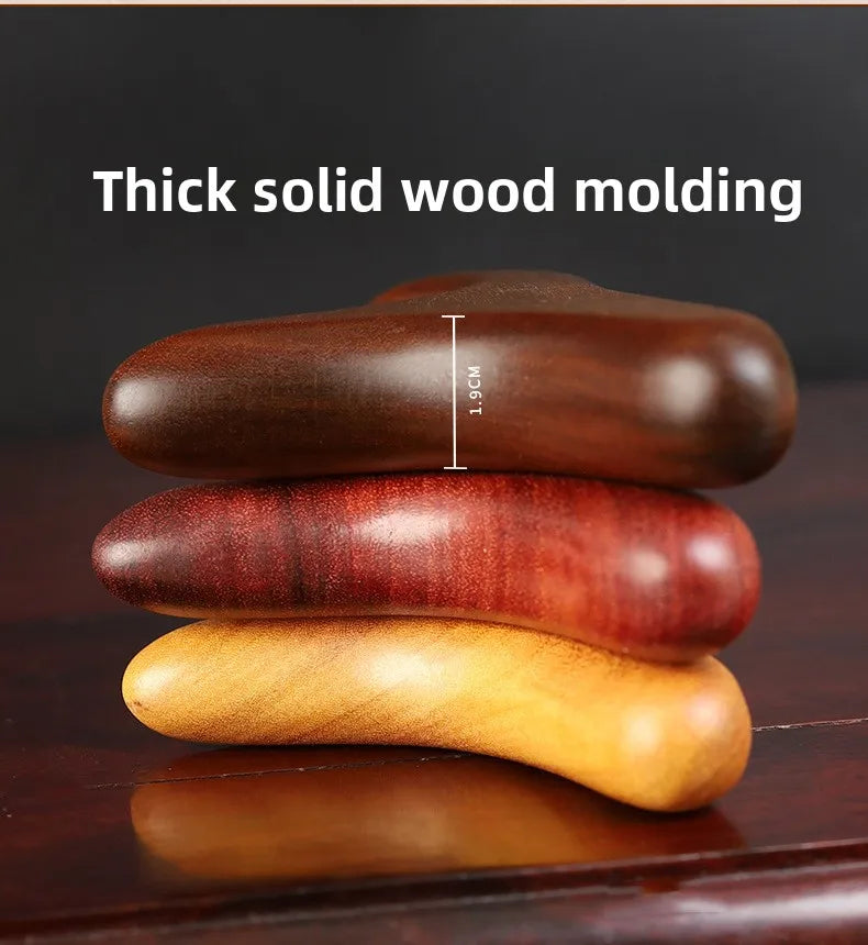 Sandalwood Gua Sha Tool for Back and Neck Muscle Relief by Tidesmit Back Massage Instrument Tidesmit