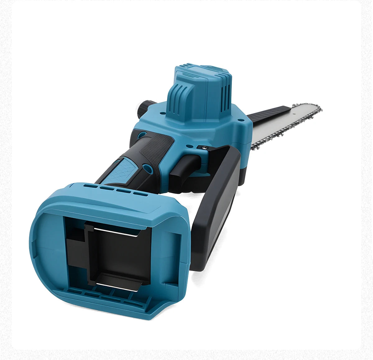 Gisam 8 Inch Brushless Electric Chainsaw Cordless Portable Electric Saw Woodworking Power Tool For makita 18v battery pins
