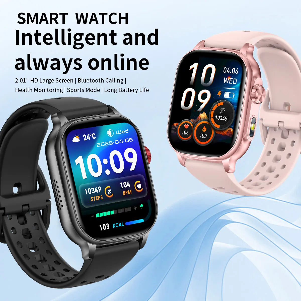 2026 new men's and women's smartwatches, fitness trackers,wireless calling, IPX8 waterproof, activity pedometers, birthday gifts