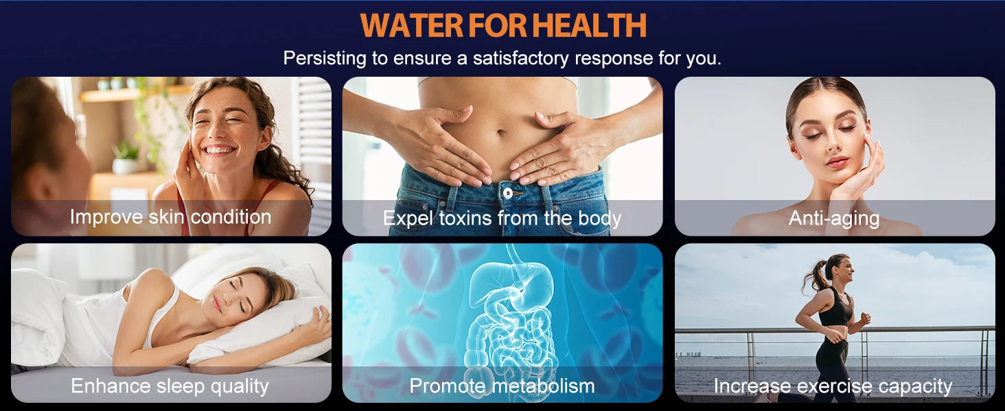 Tidesmit portable hydrogen water generator bottle with electric alkaline ionizer technology for hydrogen-rich water.
