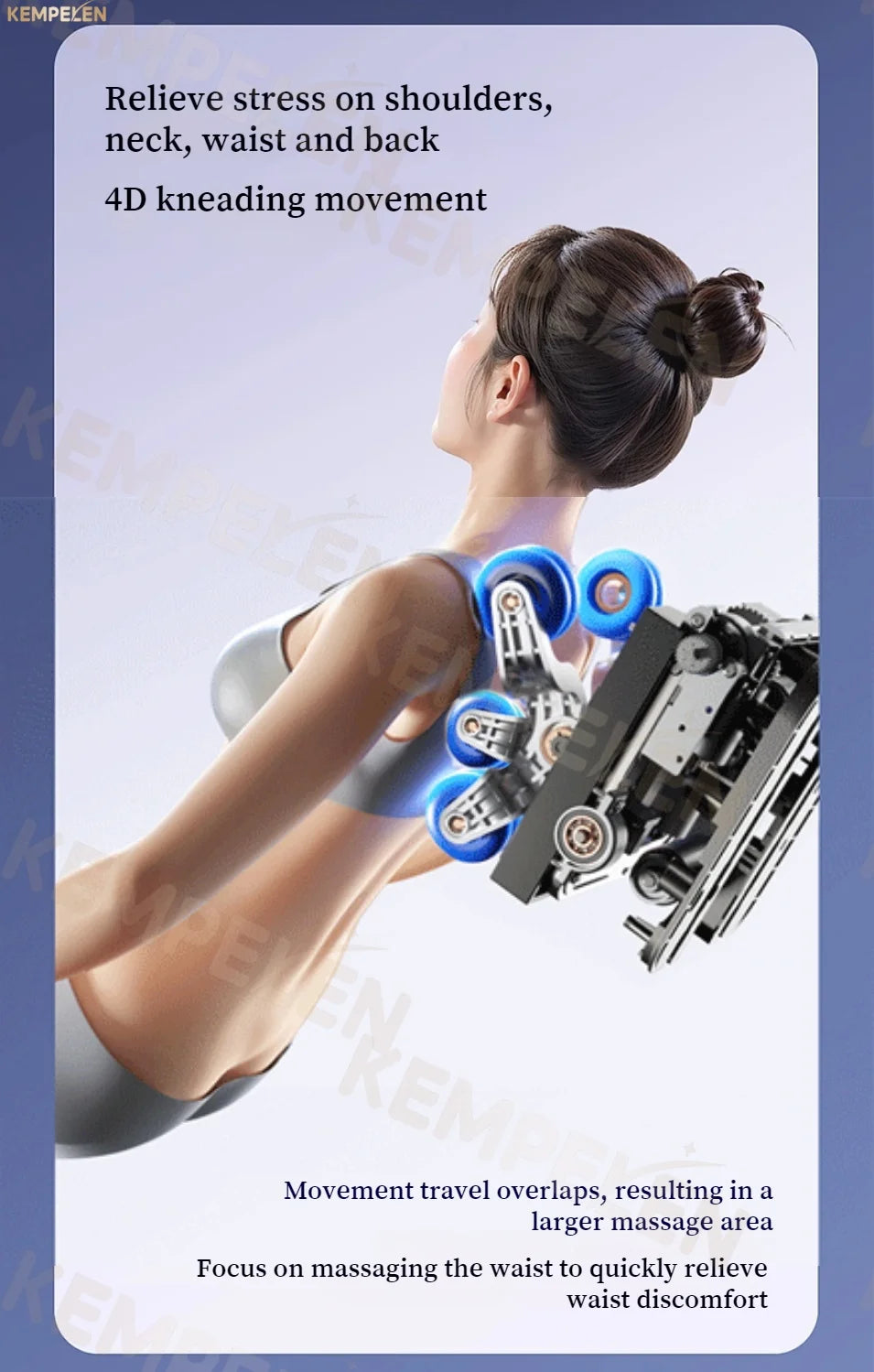 6D Dual-Core Electric Massage Chair with SL Track and Heat Therapy Body Shaping Massage Equipment Tidesmit