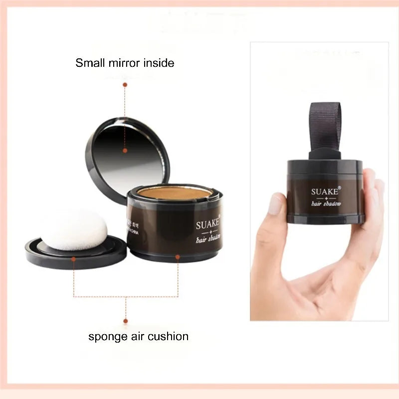 Tidesmit 4-color hairline powder for natural root coverage and forehead contouring waterproof long-lasting shade