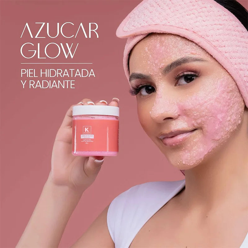 Facial Sugar Scrub Exfoliator | Brightening Natural Skin Polish 100g Scrubs Treatments Tidesmit