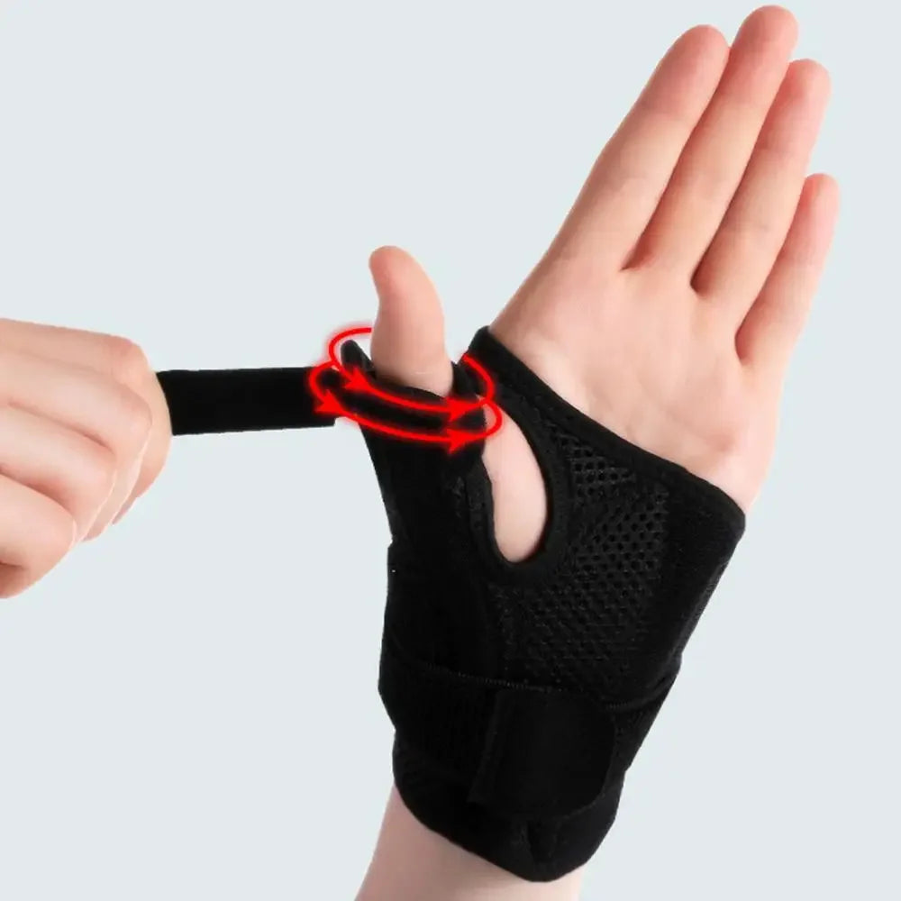 Flexible Splint Wrist Thumb Support Brace for Tendonitis Arthritis Breathable Thumb Protector Guard Fits Right and Left Hand