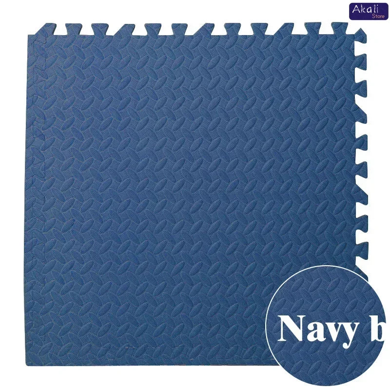 12Pcs EVA Foam Interlocking Floor Mats 60x60cm Gym Flooring Tiles Exercise Yoga Mat Non-Slip Shock Absorbing 10mm