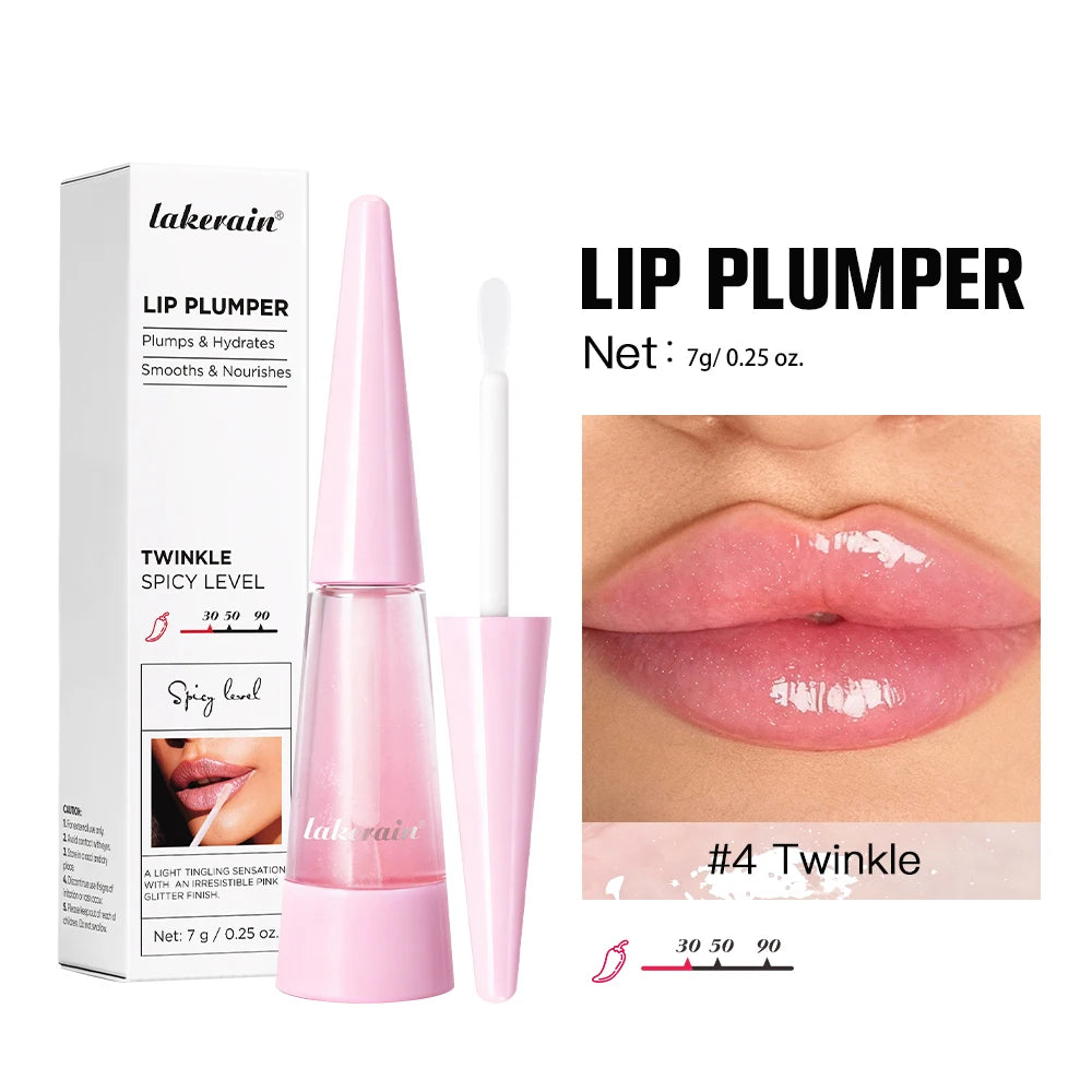 Lip Plumper Gloss – Hydrating Volumizing Oil for Fuller Looking Lips Lip Care 4Twinkle Tidesmit