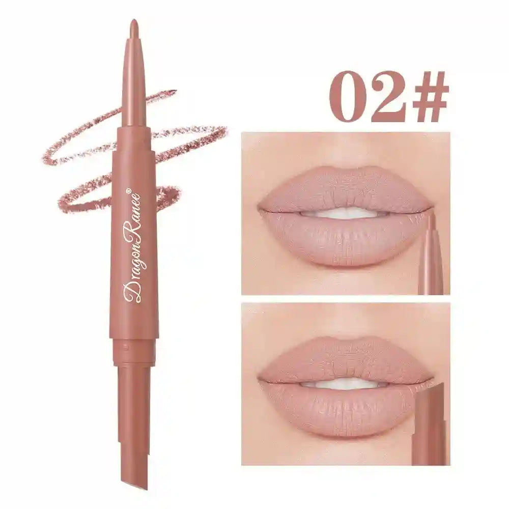 Matte Lip Liner and Lipstick Pen | Waterproof Long Lasting 2-in-1 Lip Care 02 Tidesmit
