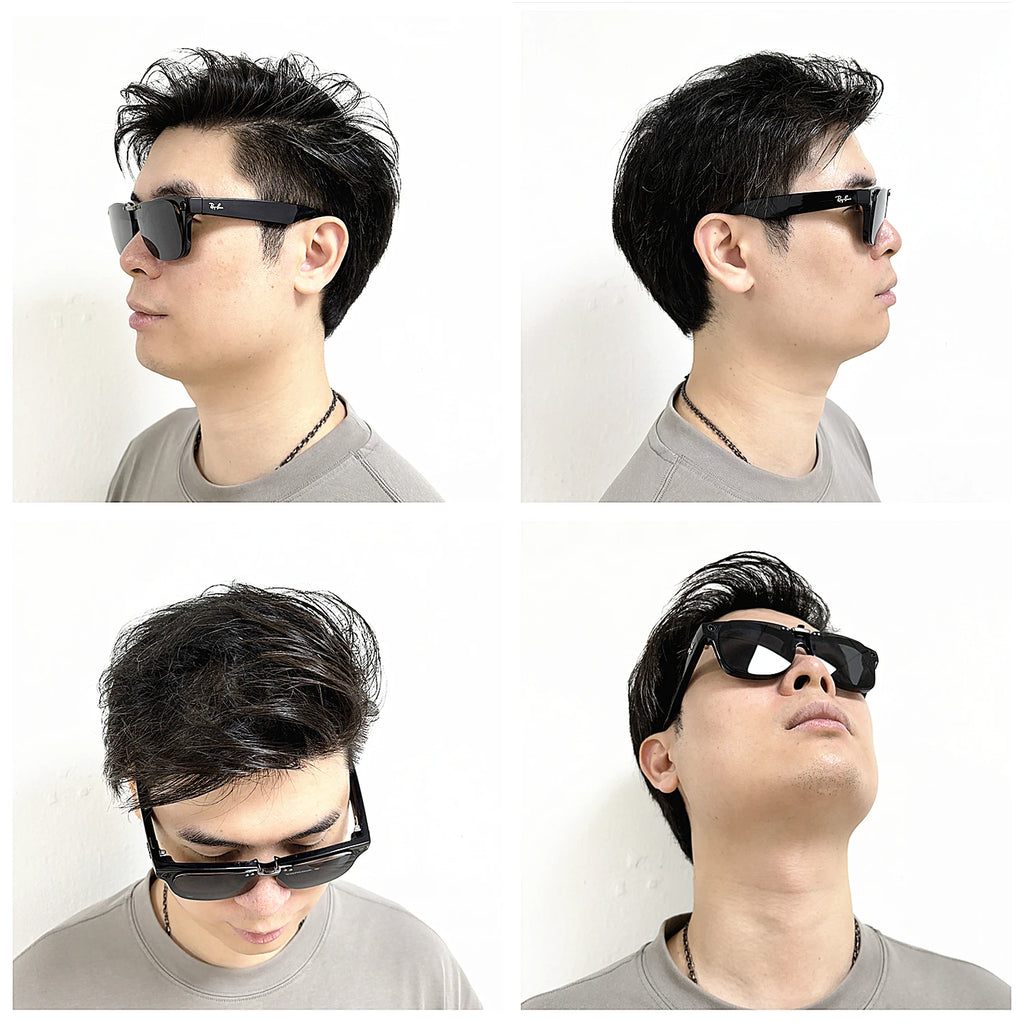 Polarized Clip-on Lenses for Meta Wayfarer 50mm - Anti-Glare Optics Tidesmit