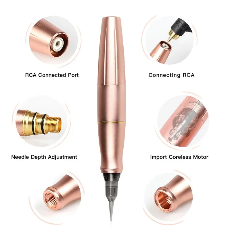 Permanent Makeup Machine - Professional Rotary PMU Kit by Tidesmit Permanent Makeup Machines Tidesmit