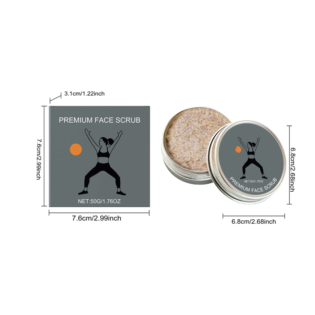 Facial Moisturizing Scrub | Hydrating Pore Cleanser for Soft Skin Scrubs Treatments Tidesmit