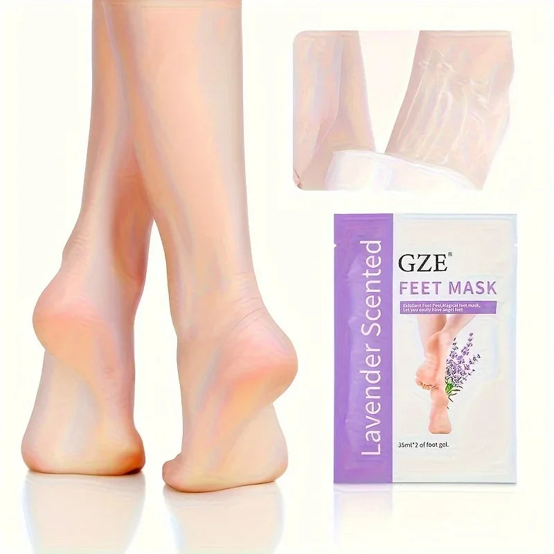 Foot Peel Mask for Cracked Heels and Callus Removal (GZE007) Scrubs Treatments Tidesmit