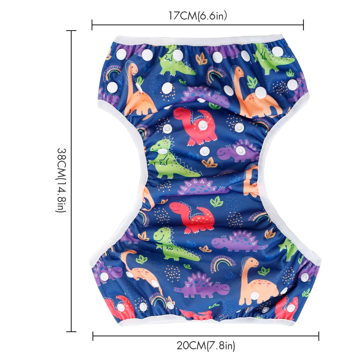 HappyFlute 1PCS  Animal Prints  Baby Waterproof  Cloth Diapers Pool Pant Swimming Diaper Cover  Washable&Adjustable Diaper
