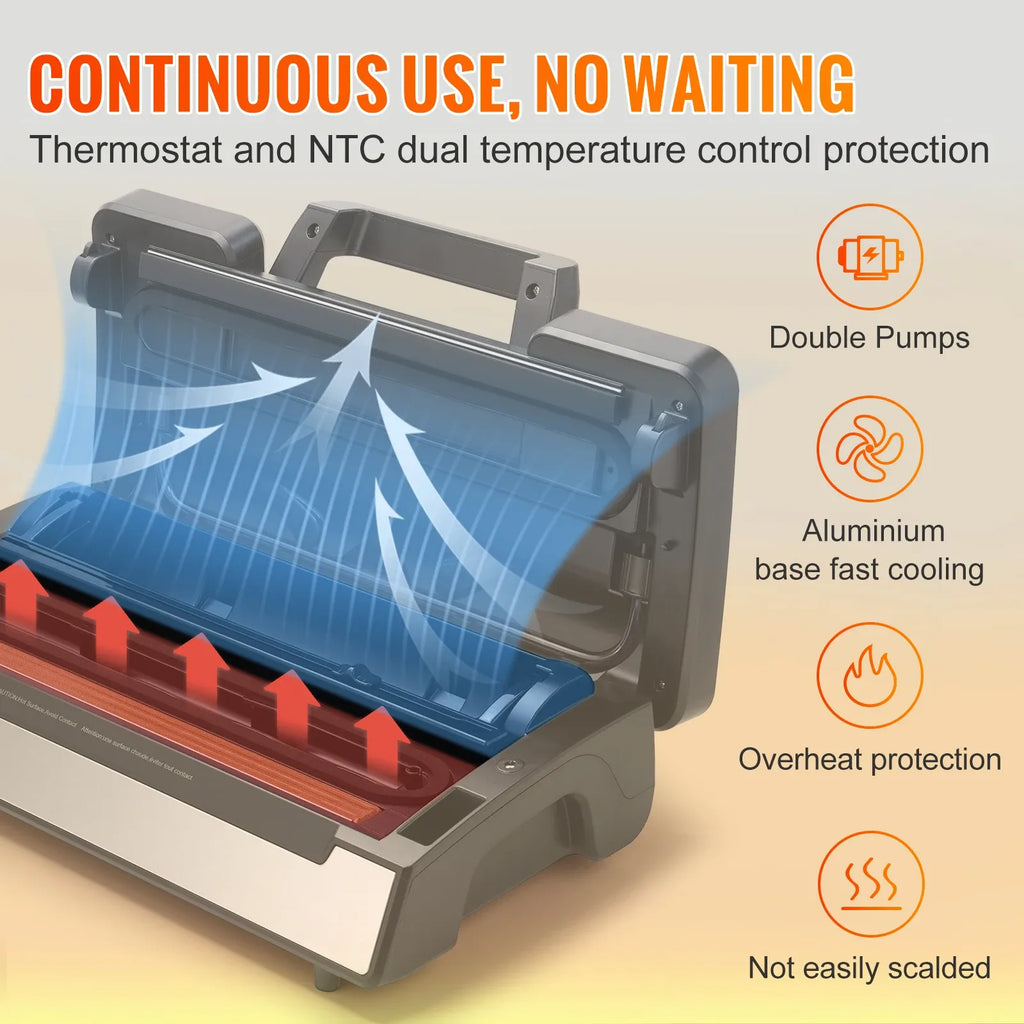 SucceBuy 130W 90Kpa Vacuum Sealer Machine