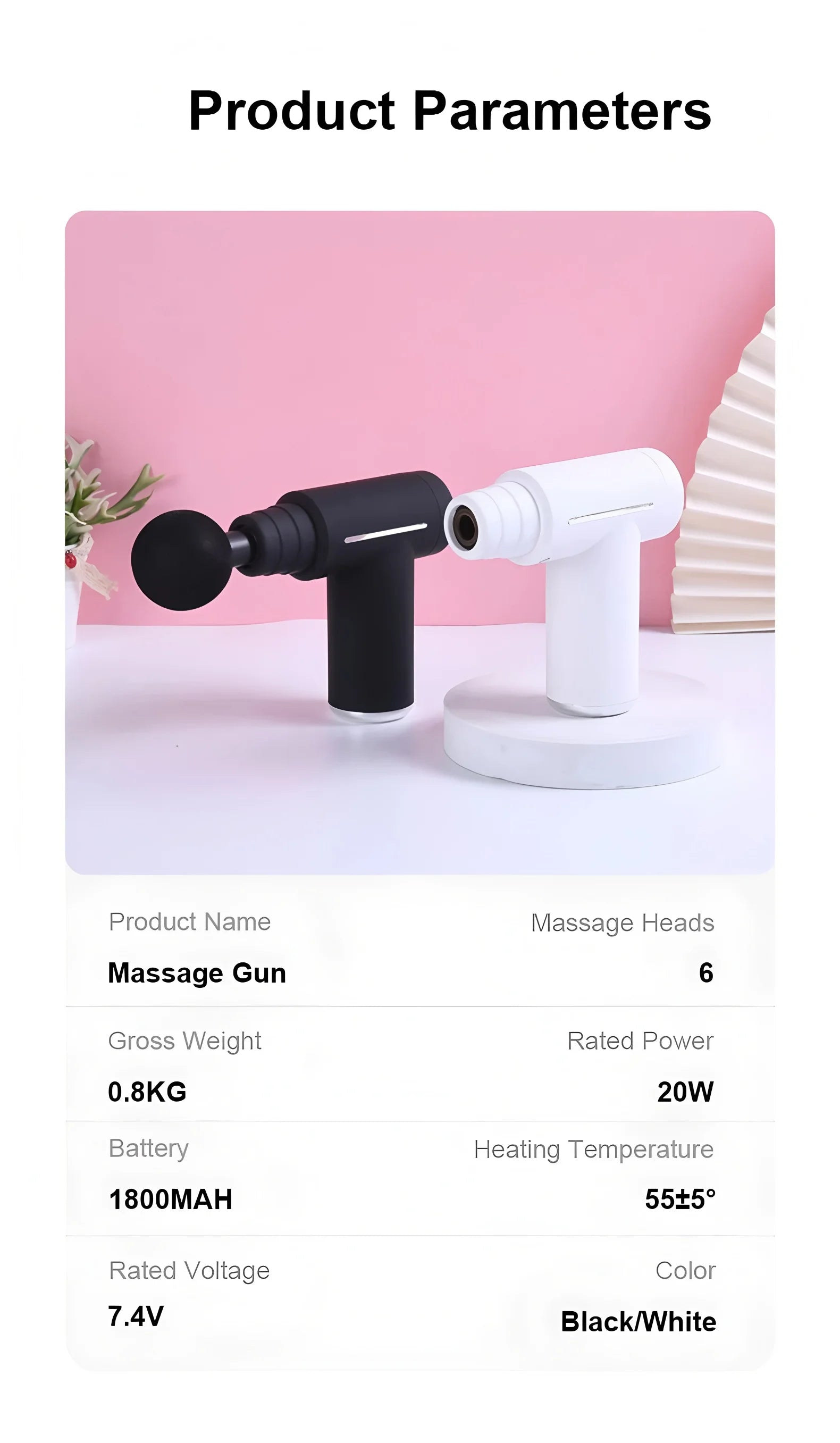 Fascia Gun Deep Tissue Massager – Pro Percussive Therapy Tool Fascia Gun Tidesmit