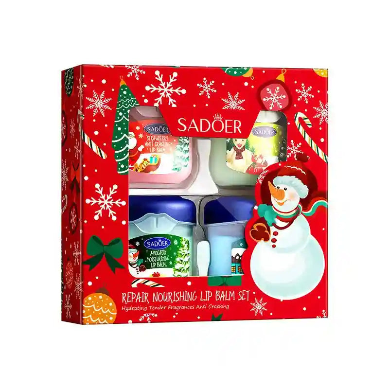 Moisturizing Lip Balm Set - Hydrating Lip Care Treatment 3-4pcs Lip Care 4pcs Tidesmit