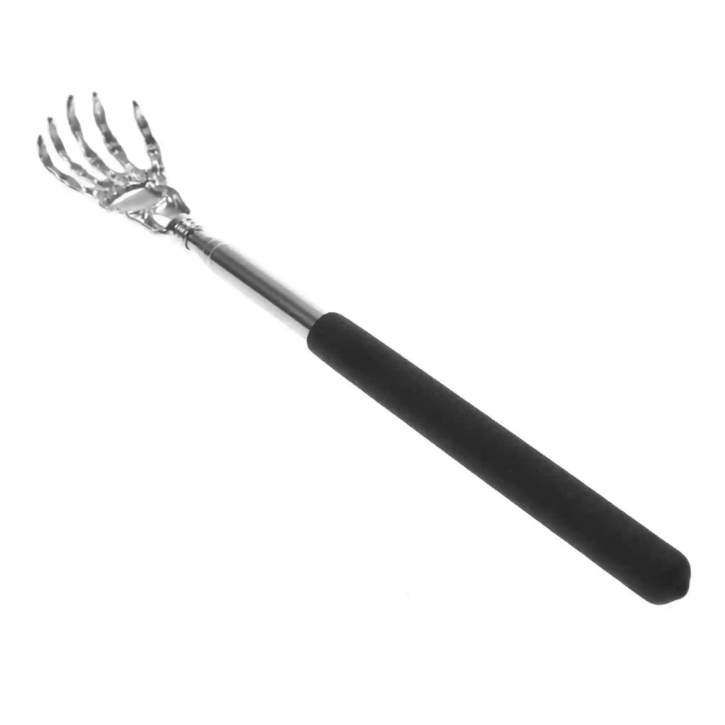 Telescopic Back Scratcher Stainless Steel - Durable Manual Massager Body Shaping Massage Equipment black Tidesmit