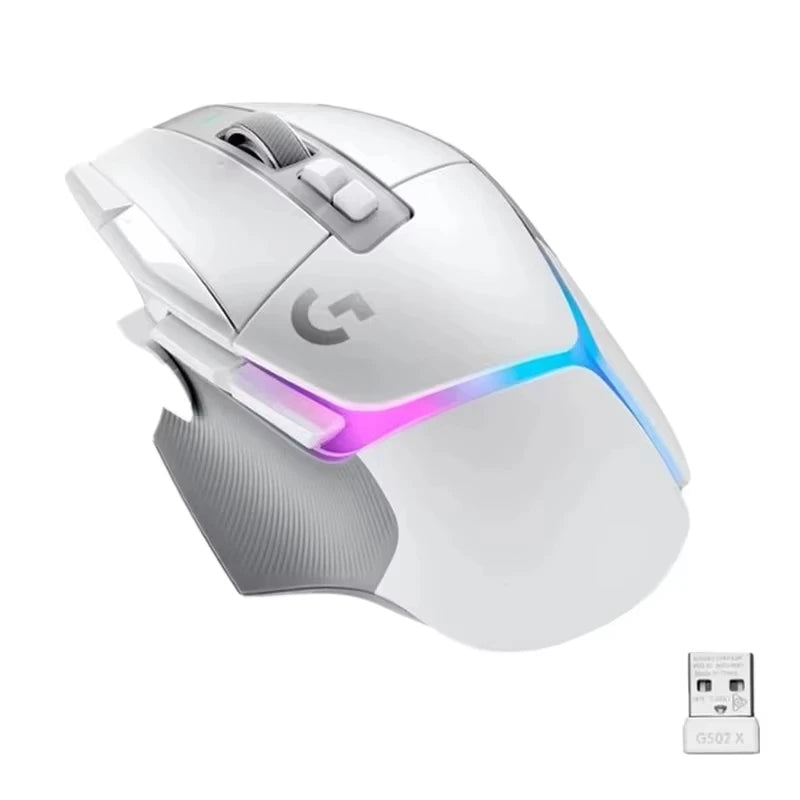 Logitech G502 X Plus Wireless Gaming Mouse - LIGHTSPEED Optical, LIGHTFORCE Switches, LIGHTSYNC RGB, HERO 25K Sensor for PC/Mac