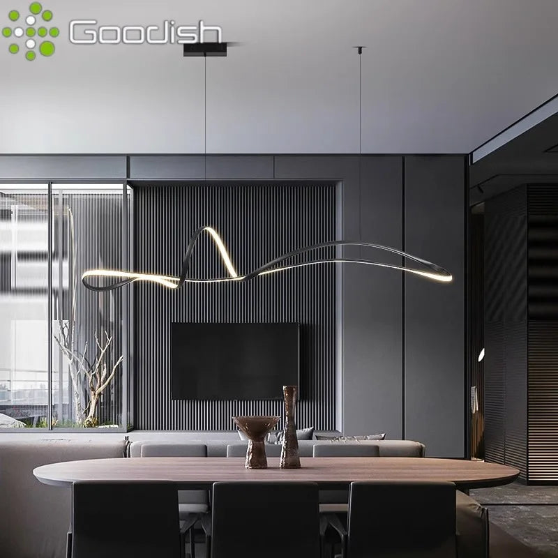 Modern 150cm LED Ring Light - Adjustable Dimmable Pendant for Creators Tidesmit