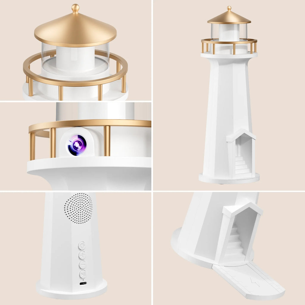 Wireless Charger Bluetooth Lamp with LED Night Light - White Qi Certified Tidesmit