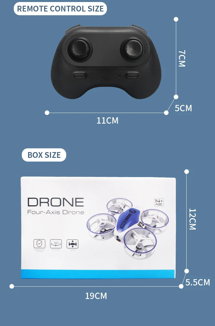 RC UFO Drone with Obstacle Avoidance and LED Lights - Tidesmit Tidesmit