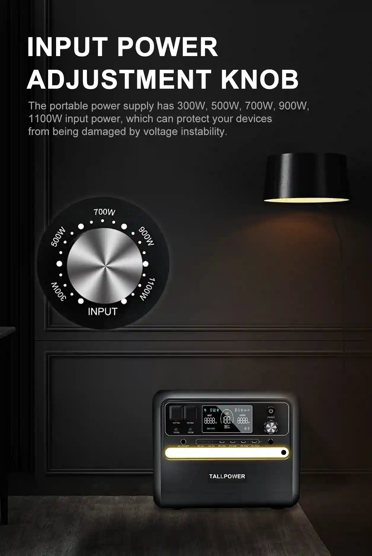 Portable Power Station 2160Wh 2400W Solar Generator EU - Tidesmit Tidesmit